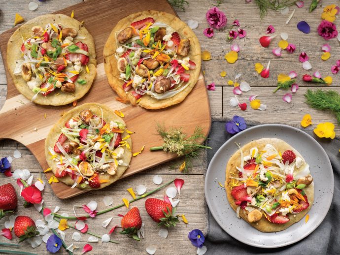 Des fleurs comestibles dans votre assiette